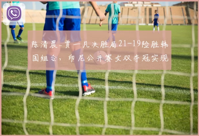 陈清晨_贾一凡决胜局21-19险胜韩国组合,印尼公开赛女双夺冠实现三连冠