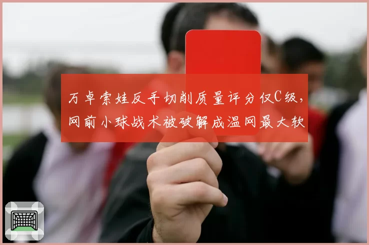 万卓索娃反手切削质量评分仅C级，网前小球战术被破解成温网最大软肋