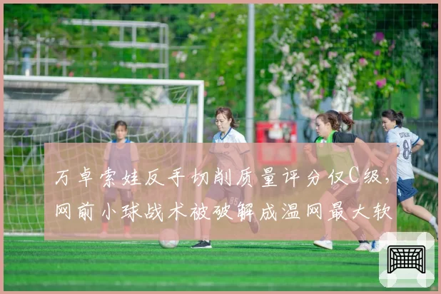 万卓索娃反手切削质量评分仅C级，网前小球战术被破解成温网最大软肋